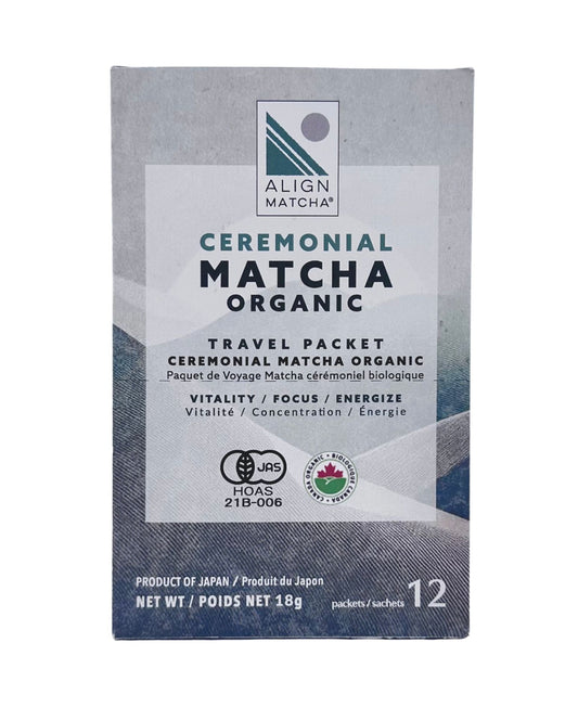 Align Travel Packet Organic 12pk/box - Align Matcha